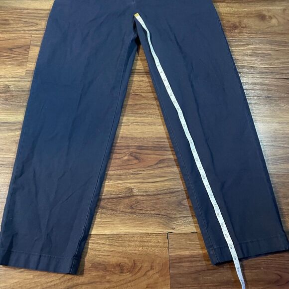 GAP Straight Up Khakis Womens Size 6 Tall Blue Pockets NEW - Picture 2 of 11